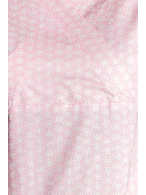 Casaque Médicale Feminine à Motifs Rose 6 Casaque Médicale Feminine à Motifs Rose – Image 4