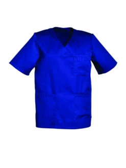 Casaque Médicale Homme Bleu Marine Manches Courtes JULES -Travail Professionnels Vêtements Magasin casaque medicale homme bleu marine manches courtes jules 4