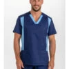 Casaque Médicale Déperlance Homme Bleue -Travail Professionnels Vêtements Magasin casaque medicale homme bleue