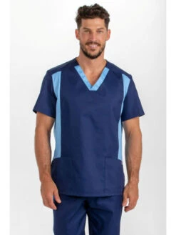 Casaque Médicale Déperlance Homme Bleue