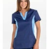 Casaque Médicale Déperlante Bleue Femme -Travail Professionnels Vêtements Magasin casaque medicale impermeable bleue femme