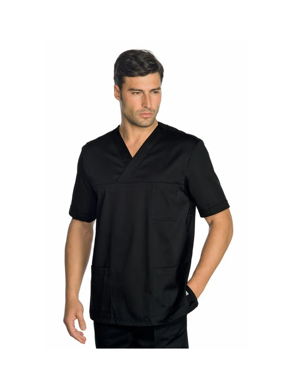 Casaque Médicale Kobe Unisexe Noir 3 Casaque Médicale Kobe Unisexe Noir