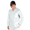 Casaque Médicale Manches Longues Lunga Unisexe Blanc 100% Coton -Travail Professionnels Vêtements Magasin casaque medicale manches longues lunga unisexe blanc 100 coton