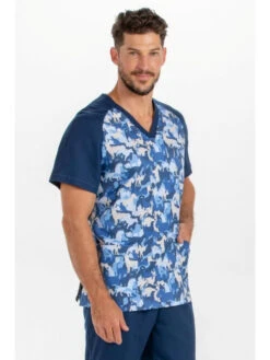 Casaque Médicale Unisexe Déperlante Camouflage Animaux