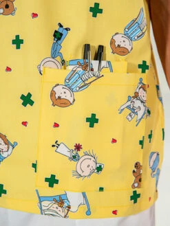 Casaque Pédiatrie Homme Manches Courtes Jaune Motifs JULES 10 Casaque Pédiatrie Homme Manches Courtes Jaune Motifs JULES -Travail Professionnels Vêtements Magasin casaque pediatrie homme manches courtes jaune motifs jules 3