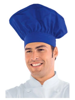 Toque De Chef Cuisinier Bleu Cyan