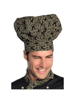 Toque De Chef Cuisinier Noir Biscuit