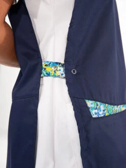 Chasuble Agent Entretien Hospitalier Bleu Marine CAMILLE -Travail Professionnels Vêtements Magasin chasuble agent entretien hospitalier bleu marine camille 2