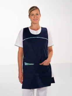 Chasuble Agent Entretien Hospitalier Bleu Marine CAMILLE