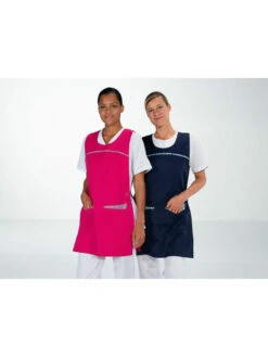 Chasuble Agent Entretien Hospitalier Bleu Marine CAMILLE -Travail Professionnels Vêtements Magasin chasuble agent entretien hospitalier bleu marine camille 4