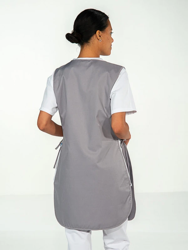 Chasuble Agent Entretien Hospitalier Gris MARION 4 Chasuble Agent Entretien Hospitalier Gris MARION – Image 2