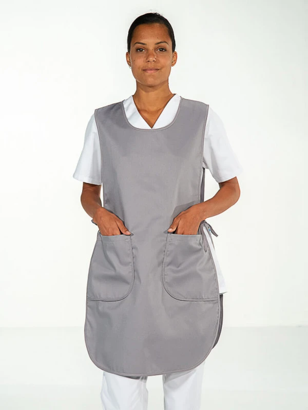 Chasuble Agent Entretien Hospitalier Gris MARION 3 Chasuble Agent Entretien Hospitalier Gris MARION
