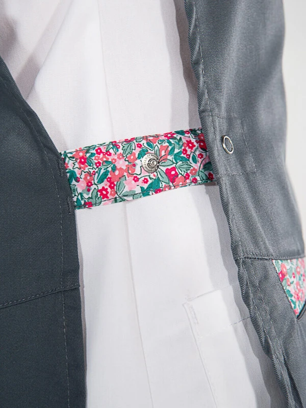 Chasuble Agent Entretien Tendance Gris CAMILLE 6 Chasuble Agent Entretien Tendance Gris CAMILLE – Image 4