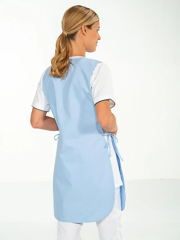 Chasuble Agent Nettoyage Hospitalier Bleu Ciel MARION 4 Chasuble Agent Nettoyage Hospitalier Bleu Ciel MARION – Image 2