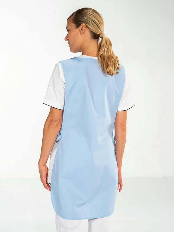Chasuble Agent Nettoyage Hospitalier Bleu Ciel MARION 5 Chasuble Agent Nettoyage Hospitalier Bleu Ciel MARION – Image 3