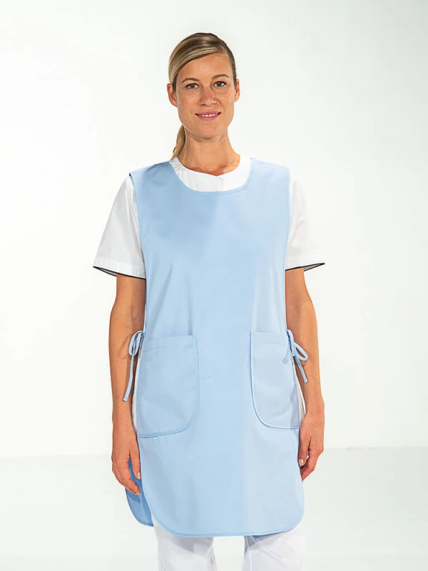 Chasuble Agent Nettoyage Hospitalier Bleu Ciel MARION 3 Chasuble Agent Nettoyage Hospitalier Bleu Ciel MARION