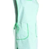 Chasuble Agent Propreté Hospitalier Rayé Vert MARION -Travail Professionnels Vêtements Magasin chasuble agent proprete hospitalier raye vert marion