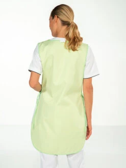Chasuble Ménage Milieu Hospitalier Vert Anis MARION -Travail Professionnels Vêtements Magasin chasuble menage milieu hospitalier vert anis marion 2