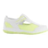 Chaussure Médicale Candy Blanche Et Vert SRC Antistatique En Lycra Oxypas -Travail Professionnels Vêtements Magasin chaussure medicale blanche et vert src antistatique en lycra oxypas