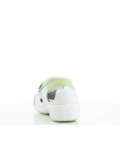 Chaussures De Travail Blanches Et Vertes Ultraconfortables Samantha 8 Chaussures De Travail Blanches Et Vertes Ultraconfortables Samantha -Travail Professionnels Vêtements Magasin chaussures de travail blanche et verte samantha ultraconfortable 2