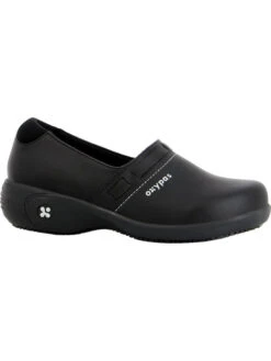 Chaussures Professionnelles SRC En Cuir Noir Lucia