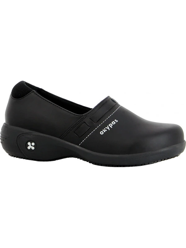 Chaussures Professionnelles SRC En Cuir Noir Lucia 3 Chaussures Professionnelles SRC En Cuir Noir Lucia