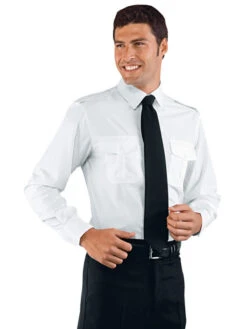Chemise Blanche Homme Manches Longues Pilota -Travail Professionnels Vêtements Magasin chemise blanche homme manches longues pilota 1