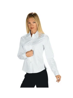 Chemise Blanche Stretch Manches Longues Tenerife