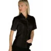 Chemisette Noire Tenerife Stretch -Travail Professionnels Vêtements Magasin chemisette noire tenerife stretch