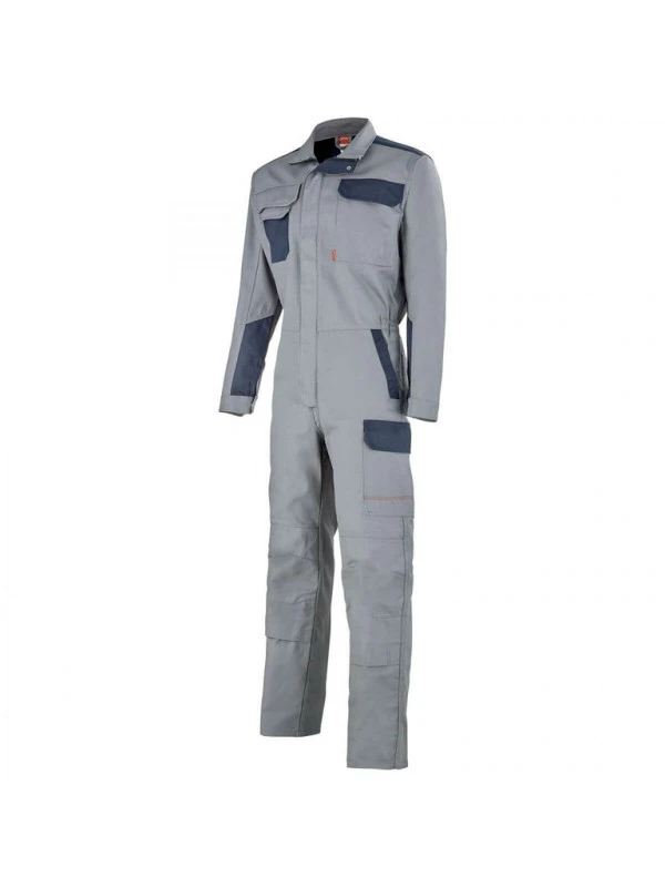 Combinaison De Travail Gris Acier / Bleu Marine 3 Combinaison De Travail Gris Acier / Bleu Marine