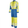 Combinaison De Travail Haute Visibilité Jaune Fluo Et Bleu Azur 2 Combinaison De Travail Haute Visibilité Jaune Fluo Et Bleu Azur -Travail Professionnels Vêtements Magasin combinaison de travail haute visibilite jaune fluo et bleu azur
