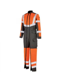 Combinaison De Travail Hivi Orange Et Gris