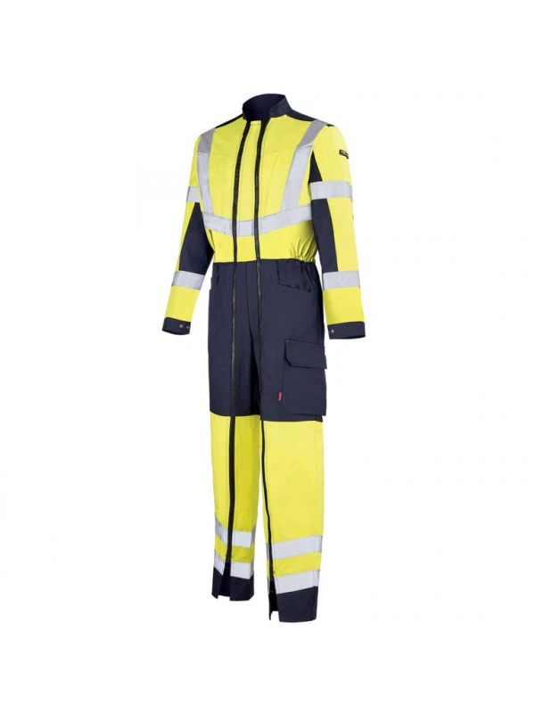 Combinaison De Travail Homme Jaune Hivi Et Bleu Marine Optic 3 Combinaison De Travail Homme Jaune Hivi Et Bleu Marine Optic