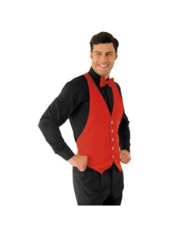 Gilet Chef De Rang Bolero Rouge