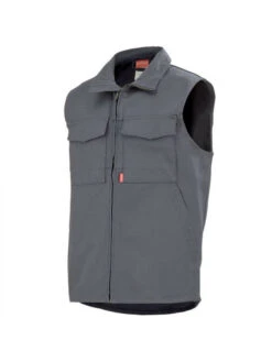Gilet De Travail Homme Gris Pas Cher Acier