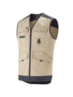 Gilet De Travail Beige Et Noir Trowel Lafont