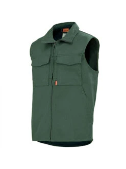 Gilet De Travail Vert Fonce Granit
