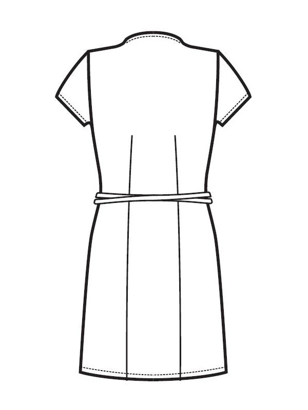 Kimono Blanc Esthéticienne 5 Kimono Blanc Esthéticienne – Image 3