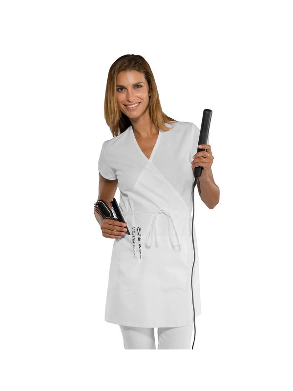 Kimono Blanc Esthéticienne 3 Kimono Blanc Esthéticienne