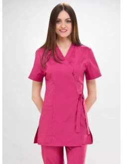 Kimono Cache Coeur Rose Yoko Couture