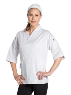 Kimono De Cuisine Blanche Unisexe Japan Chef