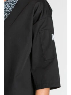 Kimono De Cuisine Noire Unisexe Japan Chef -Travail Professionnels Vêtements Magasin kimono de cuisine noire unisexe japan chef 2