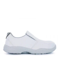 Mocassins De Cuisine Blanc Avec Embout De Sécurité Brice Nordways