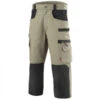 Pantacourt De Travail Area Work Attitude Beige Taupe Et Noir -Travail Professionnels Vêtements Magasin pantacourt de travail area work attitude beige taupe et noir