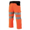 Pantacourt De Travail Hivi Orange Fluo Et Noir Galilee -Travail Professionnels Vêtements Magasin pantacourt de travail hivi orange fluo et noir galilee