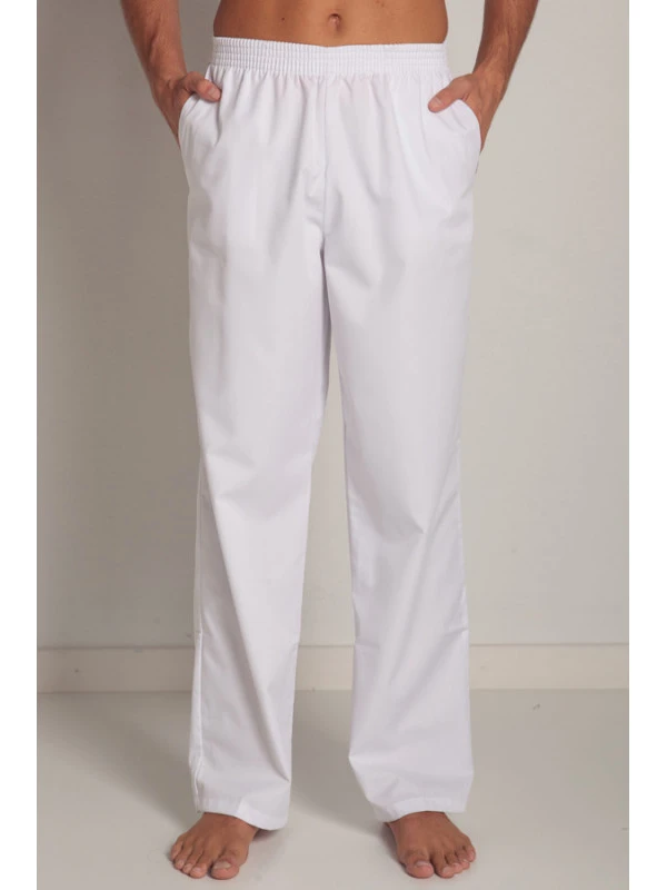 Pantalon Médical Blanc Unisexe 3 Pantalon Médical Blanc Unisexe