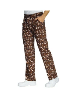 Pantalon Cuisinier Marron Chocolate