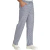 Pantalon Cuisinier Pied De Poule Blanc Et Bleu -Travail Professionnels Vêtements Magasin pantalon cuisinier pied de poule blanc bleu