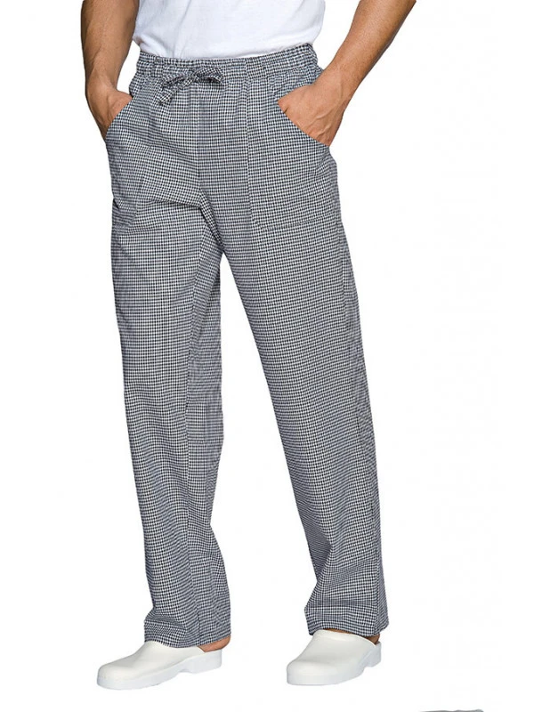 Pantalon Cuisinier Résistant Au Chlore Pied De Poule 4 Pantalon Cuisinier Résistant Au Chlore Pied De Poule – Image 2