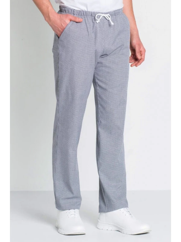 Pantalon De Cuisine Homme Imprimé Pied De Poule 3 Pantalon De Cuisine Homme Imprimé Pied De Poule